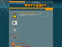 Tablet Screenshot of duregger.at